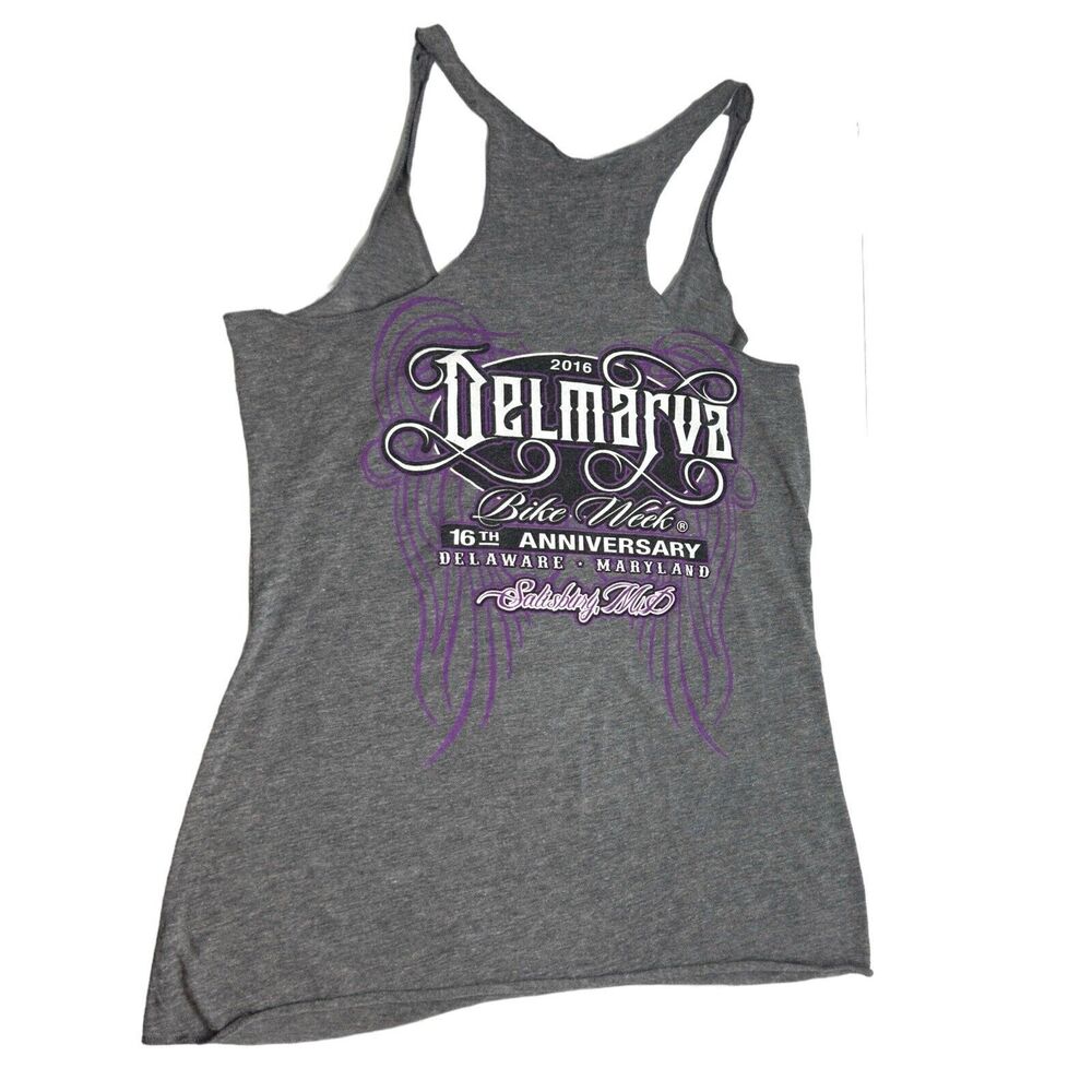 2016 Delmarva Bike Week 16Th Anniversary Delaware Maryland Women’s Tank Top  M